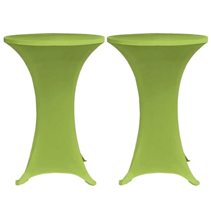 vidaXL Stretch Table Cover 4 pcs 80 cm Green
