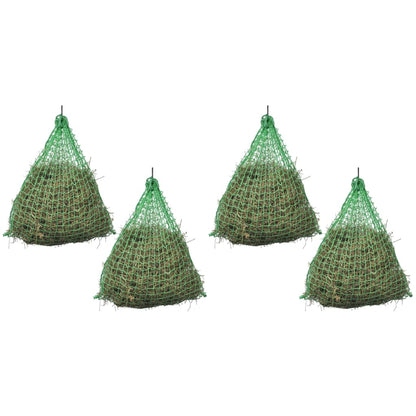 vidaXL Hay Nets 4 pcs Round 0.75x0.5 m PP