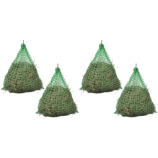 vidaXL Hay Nets 4 pcs Round 0.75x0.5 m PP