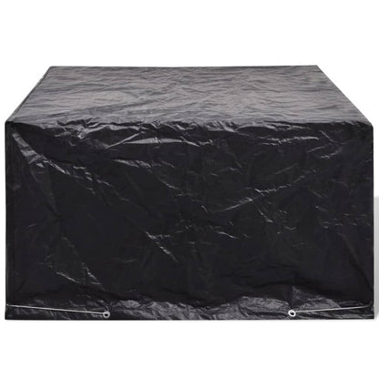 279120 vidaXL Garden Furniture Covers 2 pcs 6 Person Poly Rattan Set 8 Eyelets 172x113cm(2x41638)
