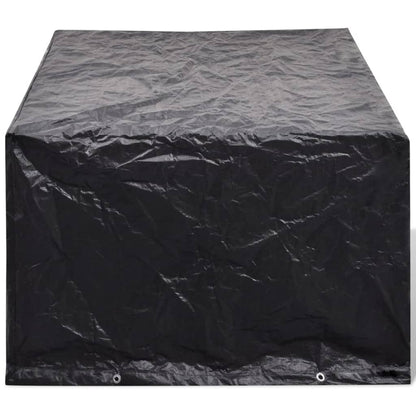 vidaXL Garden Furniture Covers 2pcs 4 Person Poly Rattan 180x140cm