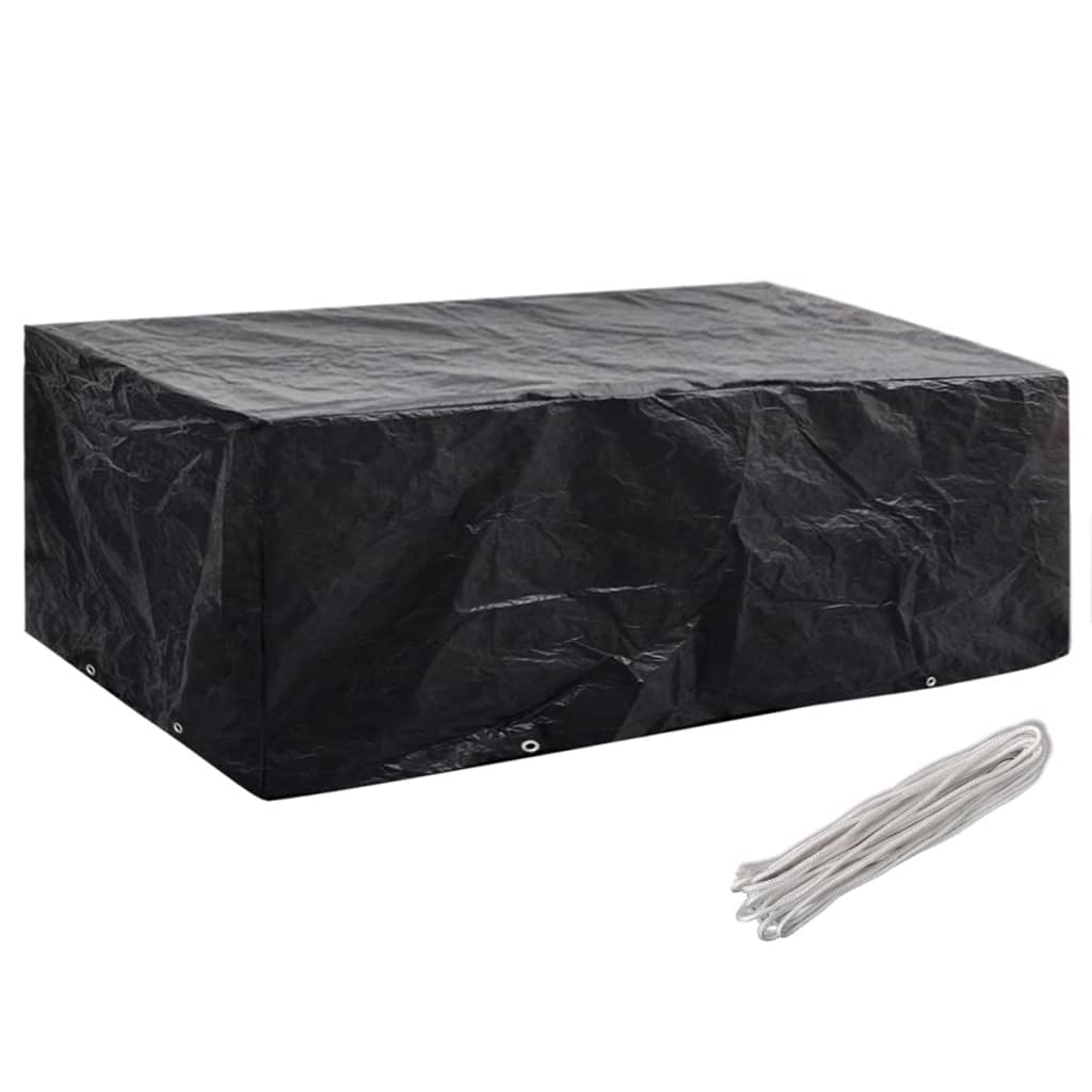 279125 vidaXL Garden Furniture Covers 2 pcs 8 Eyelets 200x160x70 cm(2x41643)