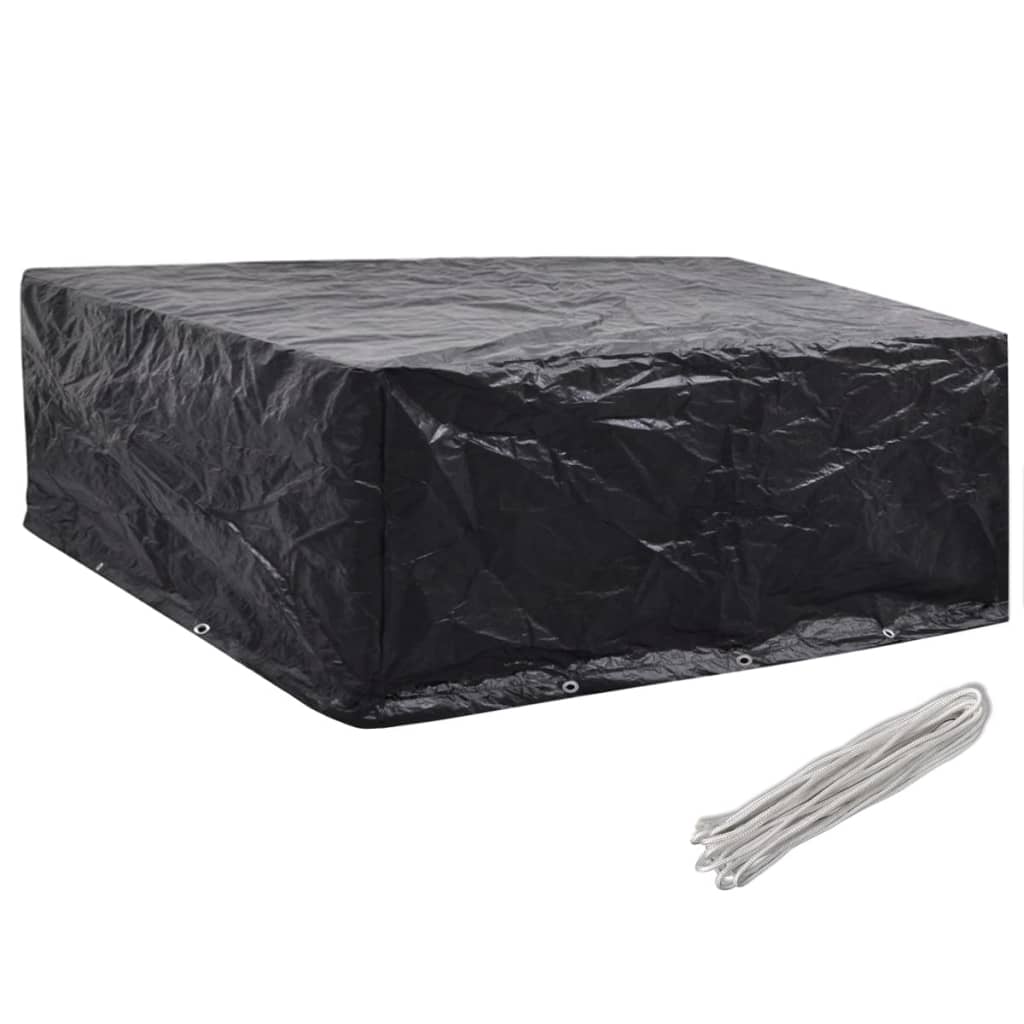 279130 vidaXL Garden Furniture Covers 2 pcs 10 Eyelets 260x260x90 cm(2x41648)