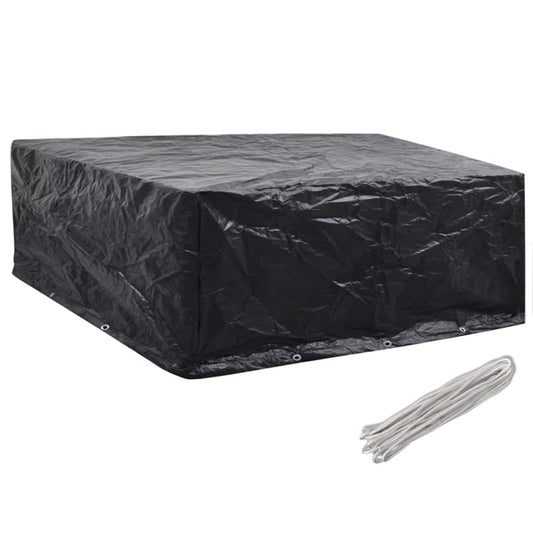 279130 vidaXL Garden Furniture Covers 2 pcs 10 Eyelets 260x260x90 cm(2x41648)