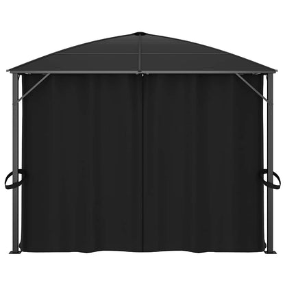 48601 vidaXL Gazebo with Curtains 400x300x265 cm Anthracite