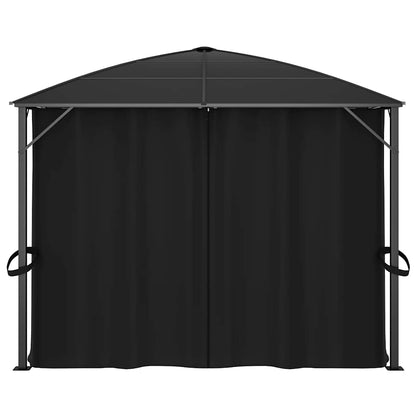 vidaXL Gazebo with Curtains 400x300x265 cm Anthracite