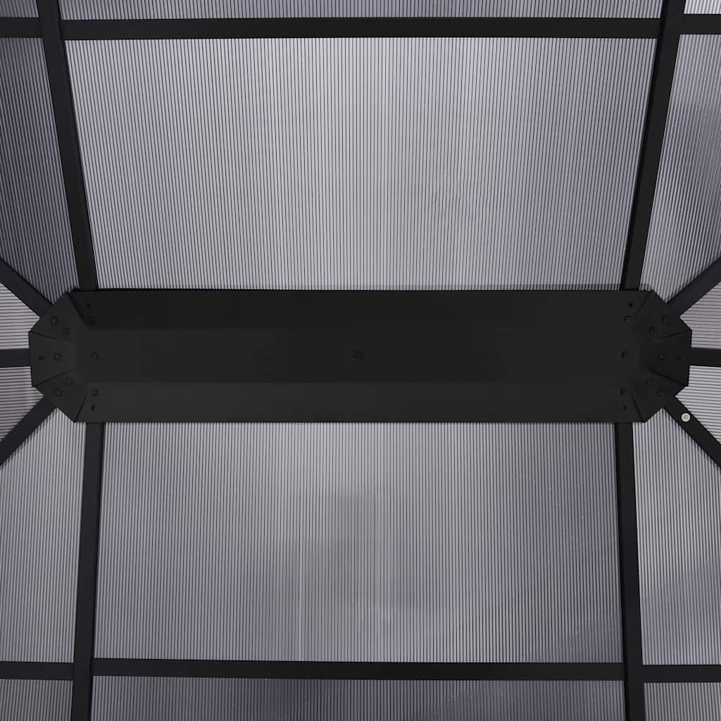 vidaXL Gazebo with Curtains 400x300x265 cm Anthracite