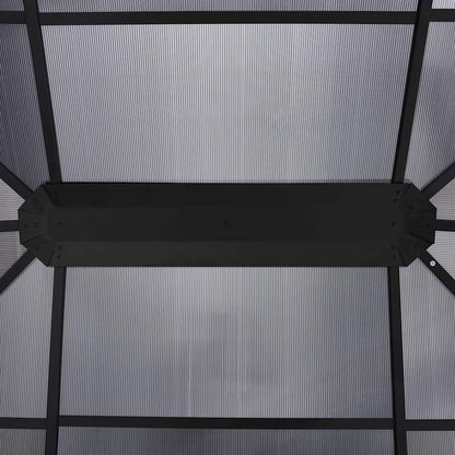 vidaXL Gazebo with Curtains 400x300x265 cm Anthracite