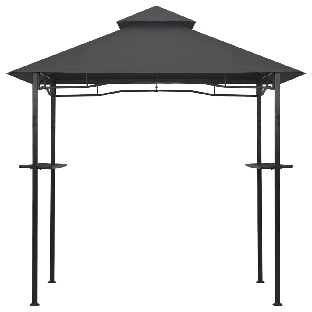 vidaXL BBQ Gazebo 240x150x255 cm Anthracite Steel