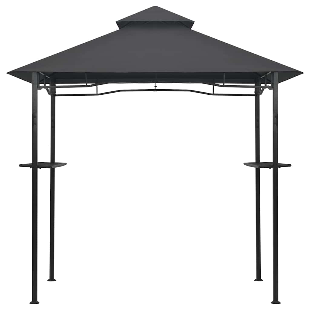 vidaXL BBQ Gazebo 240x150x255 cm Anthracite Steel