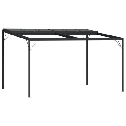 vidaXL Gazebo with Roof Anthracite 4x3x2.5 m Aluminium and Steel