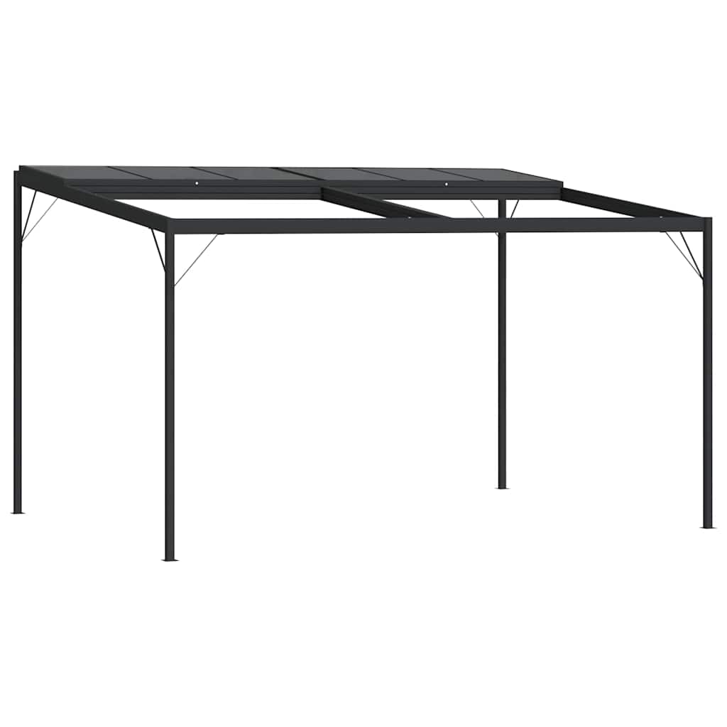 vidaXL Gazebo with Roof Anthracite 4x3x2,5 m Aluminium and Steel