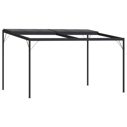 vidaXL Gazebo with Roof Anthracite 4x3x2,5 m Aluminium and Steel