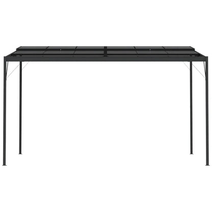 vidaXL Gazebo with Roof Anthracite 4x3x2.5 m Aluminium and Steel