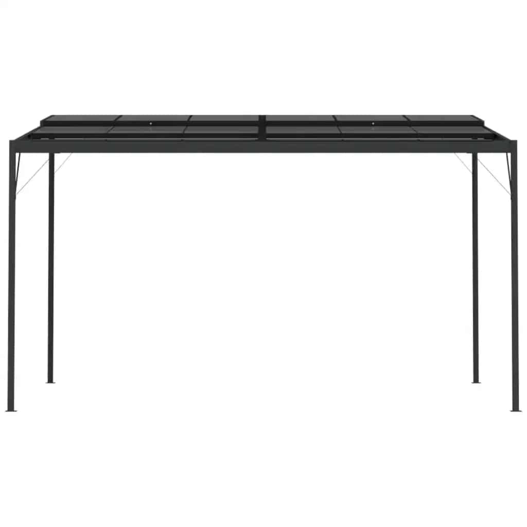 vidaXL Gazebo with Roof Anthracite 4x3x2,5 m Aluminium and Steel