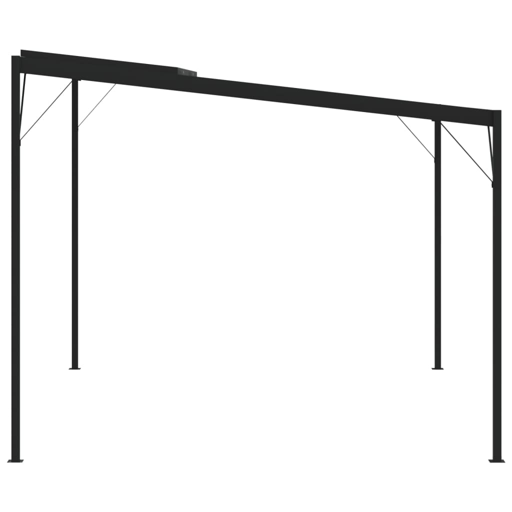vidaXL Gazebo with Roof Anthracite 4x3x2.5 m Aluminium and Steel