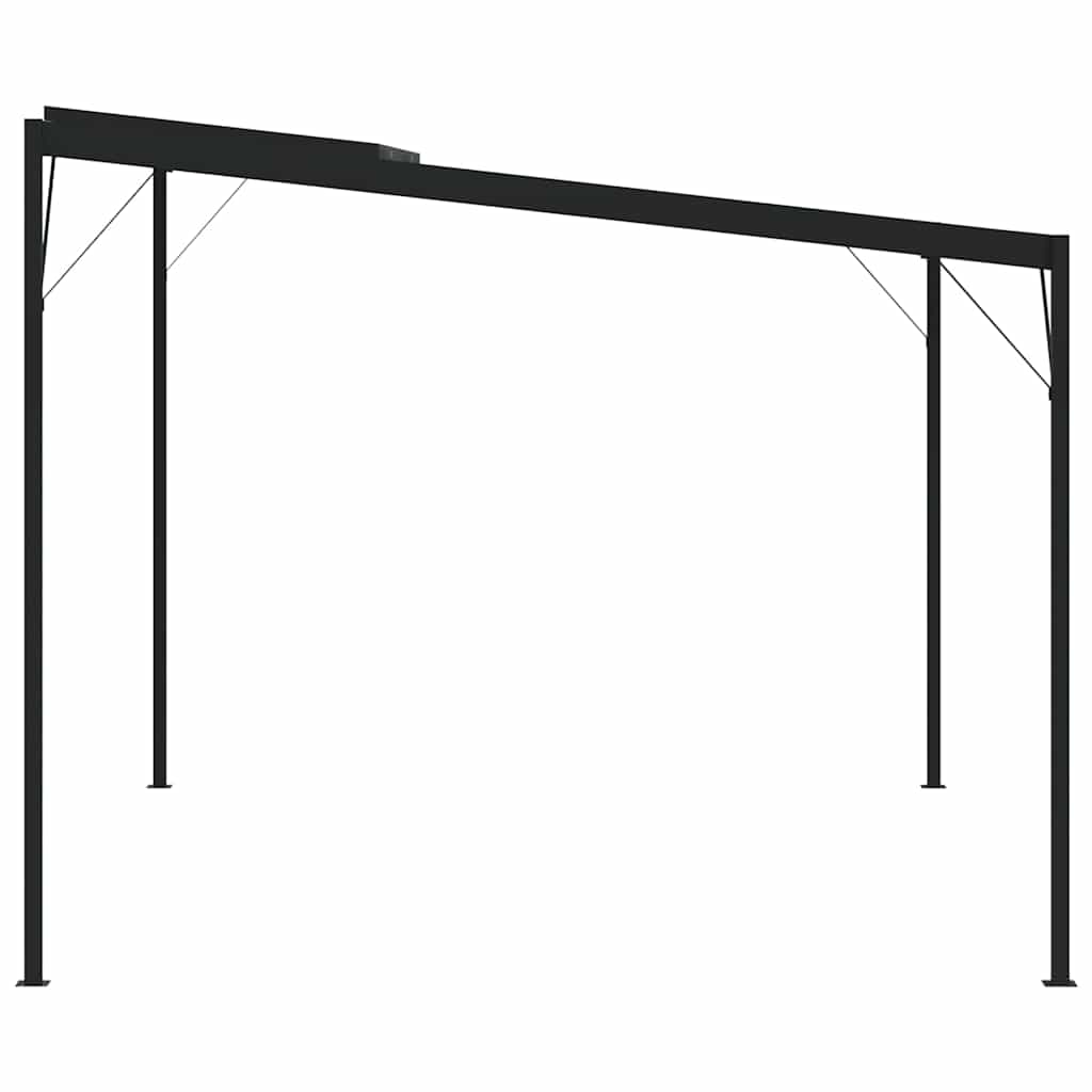 vidaXL Gazebo with Roof Anthracite 4x3x2,5 m Aluminium and Steel