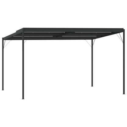 vidaXL Gazebo with Roof Anthracite 4x3x2.5 m Aluminium and Steel