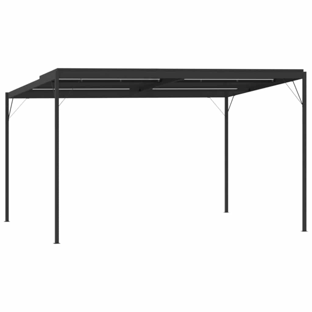 vidaXL Gazebo with Roof Anthracite 4x3x2,5 m Aluminium and Steel