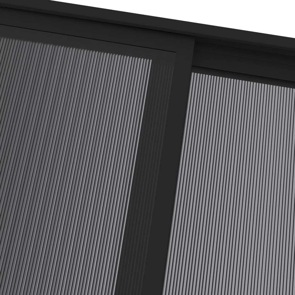 vidaXL Gazebo with Roof Anthracite 4x3x2.5 m Aluminium and Steel