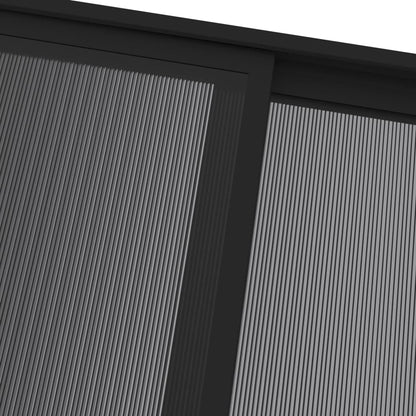 vidaXL Gazebo with Roof Anthracite 4x3x2.5 m Aluminium and Steel