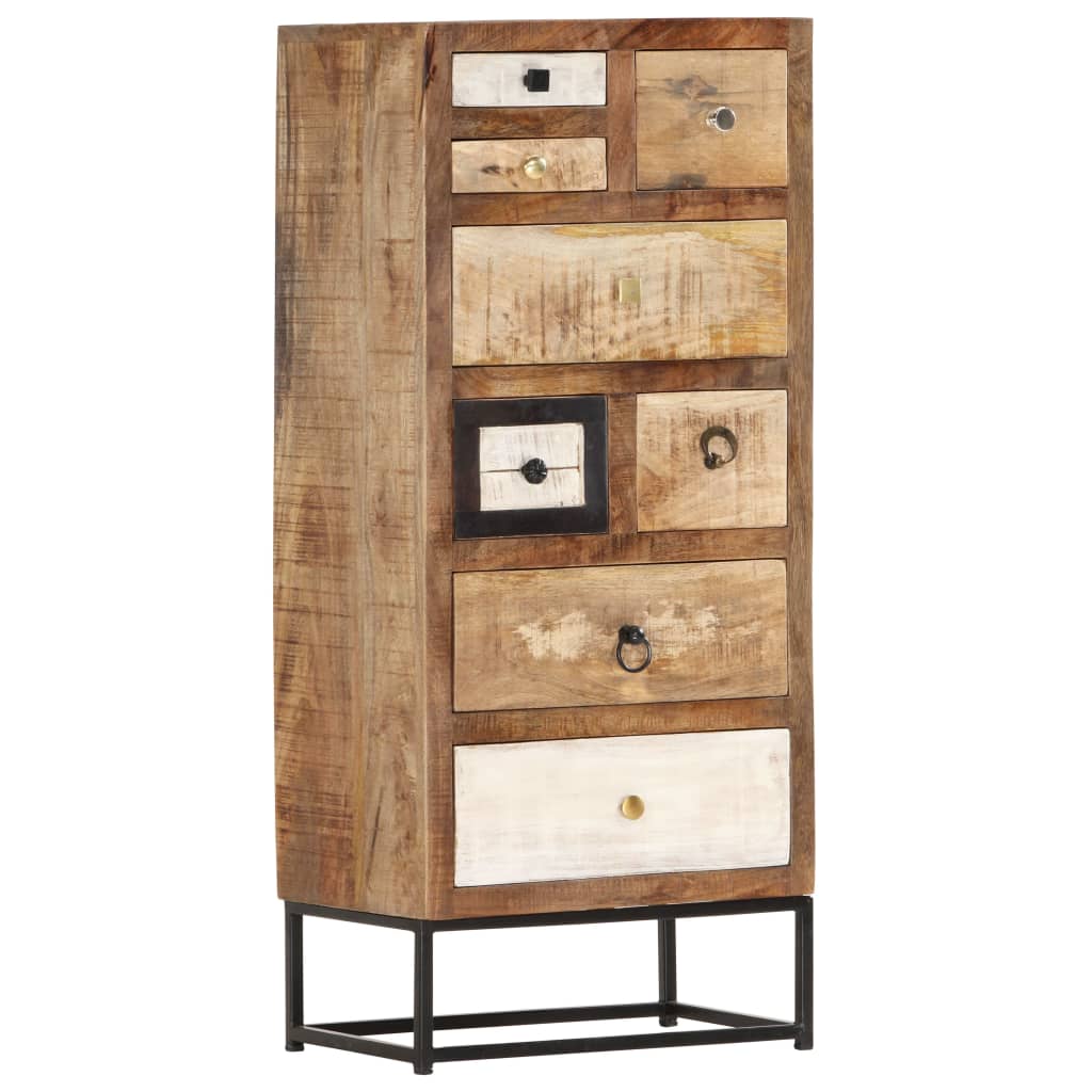 vidaXL Drawer Cabinet 45x30x105 cm Solid Reclaimed Wood