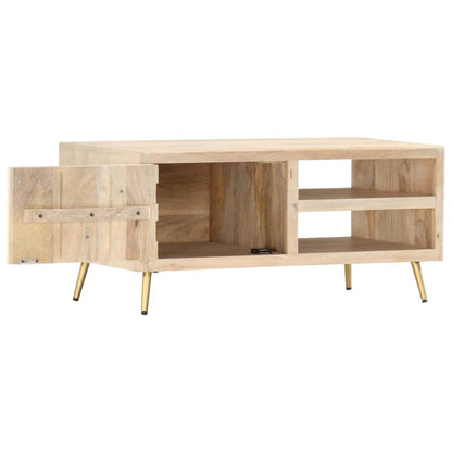 vidaXL Coffee Table 90x45x40 cm Solid Mango Wood