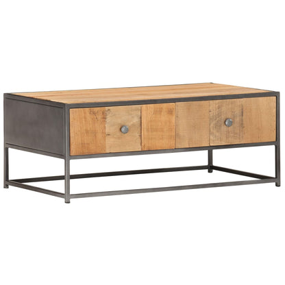 vidaXL Coffee Table 90x50x35 cm Solid Reclaimed Wood