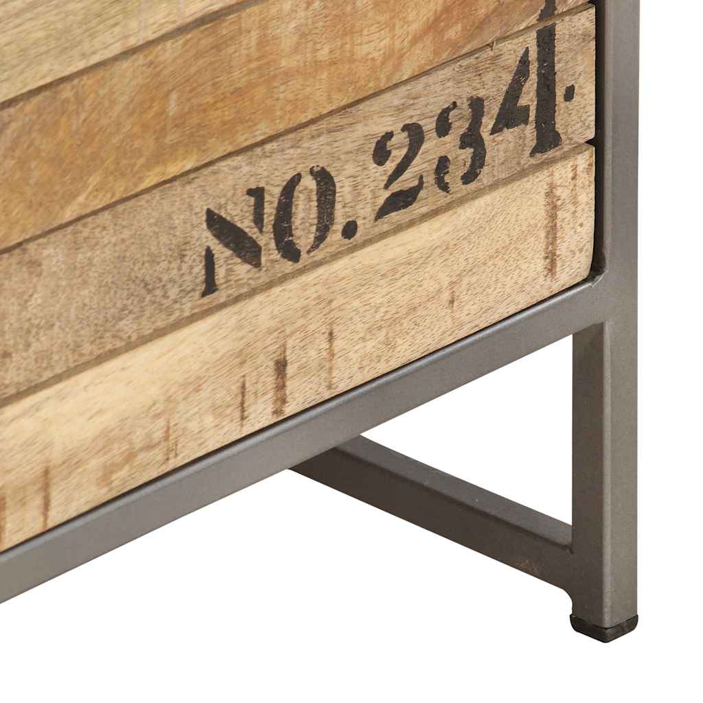 286535 vidaXL Drawer Cabinet 45x30x105 cm Solid Mango Wood