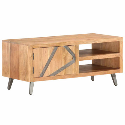 vidaXL Coffee Table 90x45x40 cm Solid Acacia Wood