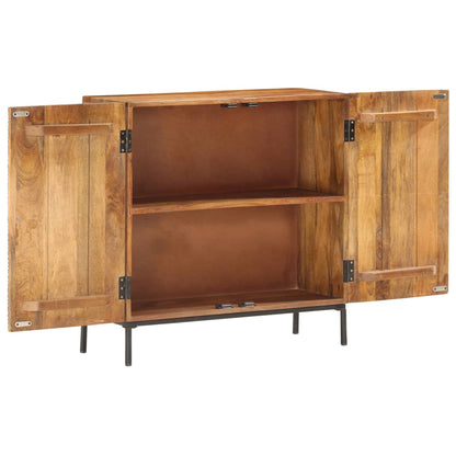286558 vidaXL Sideboard 75x30x75 cm Solid Mango Wood