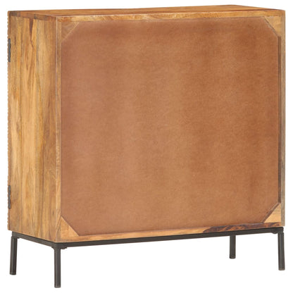 286558 vidaXL Sideboard 75x30x75 cm Solid Mango Wood