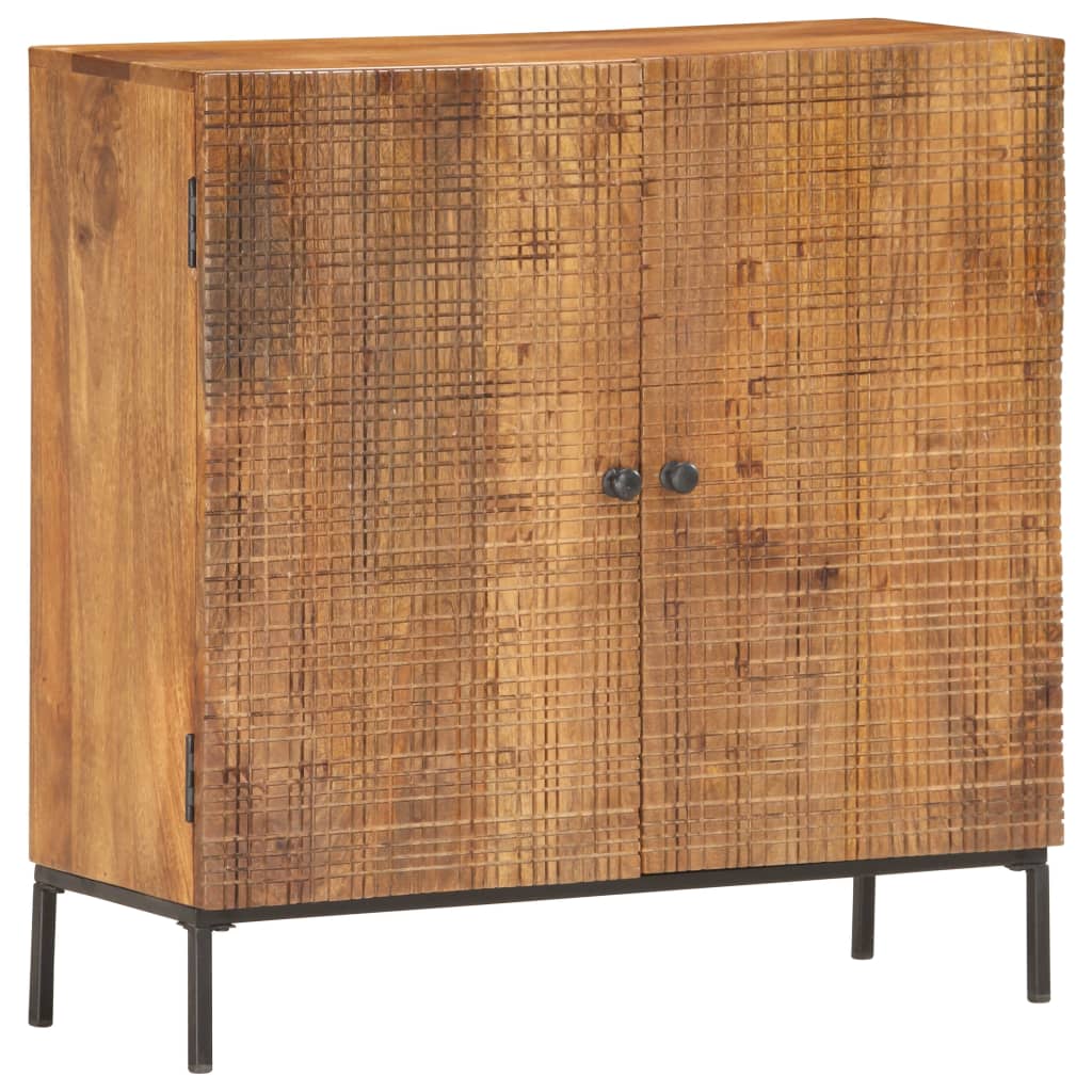 286558 vidaXL Sideboard 75x30x75 cm Solid Mango Wood