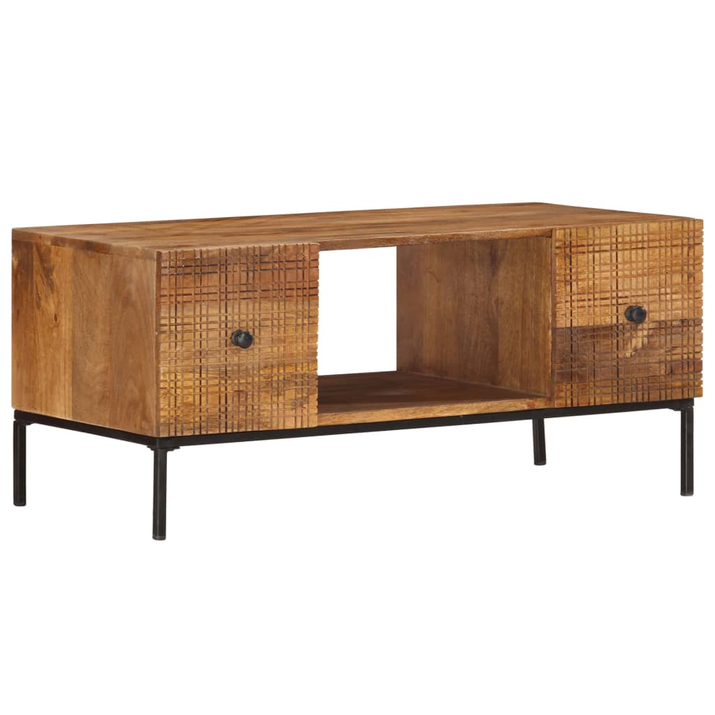 vidaXL Coffee Table 90x45x40 cm Solid Mango Wood