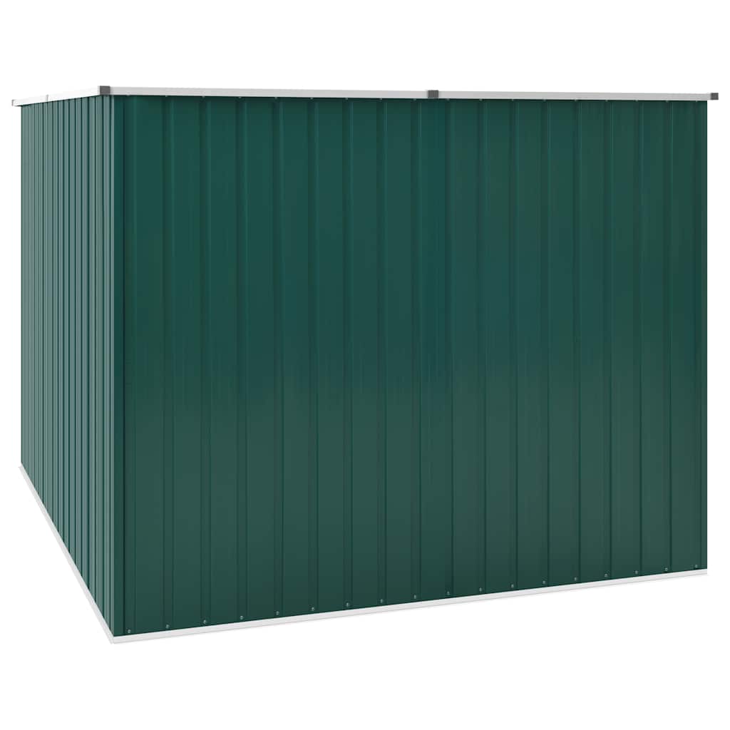vidaXL Garden Shed Green 195x198x159 cm Galvanised Steel