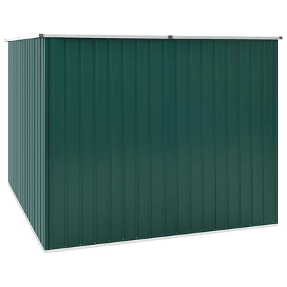 vidaXL Garden Shed Green 195x198x159 cm Galvanised Steel