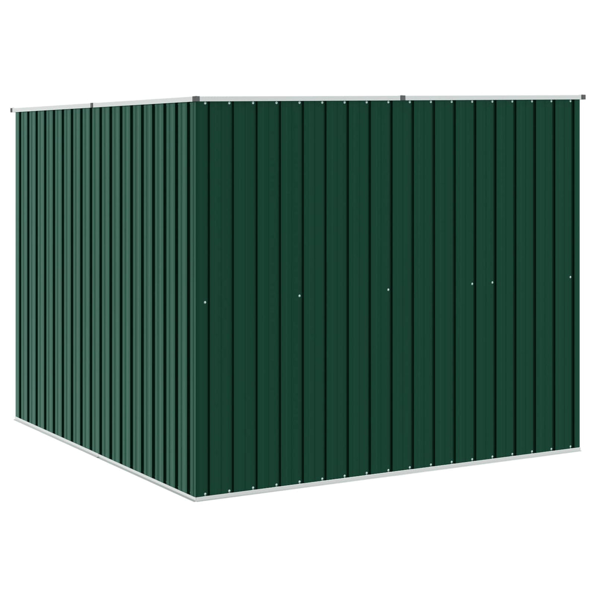46253 vidaXL Garden Shed Green 195x198x159 cm Galvanised Steel