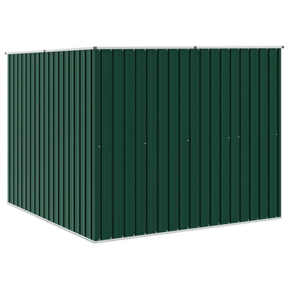 46253 vidaXL Garden Shed Green 195x198x159 cm Galvanised Steel