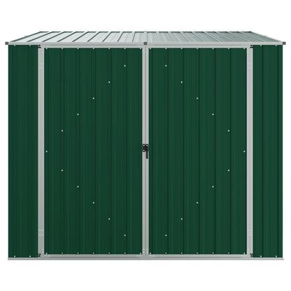 46253 vidaXL Garden Shed Green 195x198x159 cm Galvanised Steel