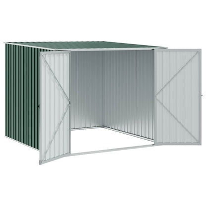 46253 vidaXL Garden Shed Green 195x198x159 cm Galvanised Steel