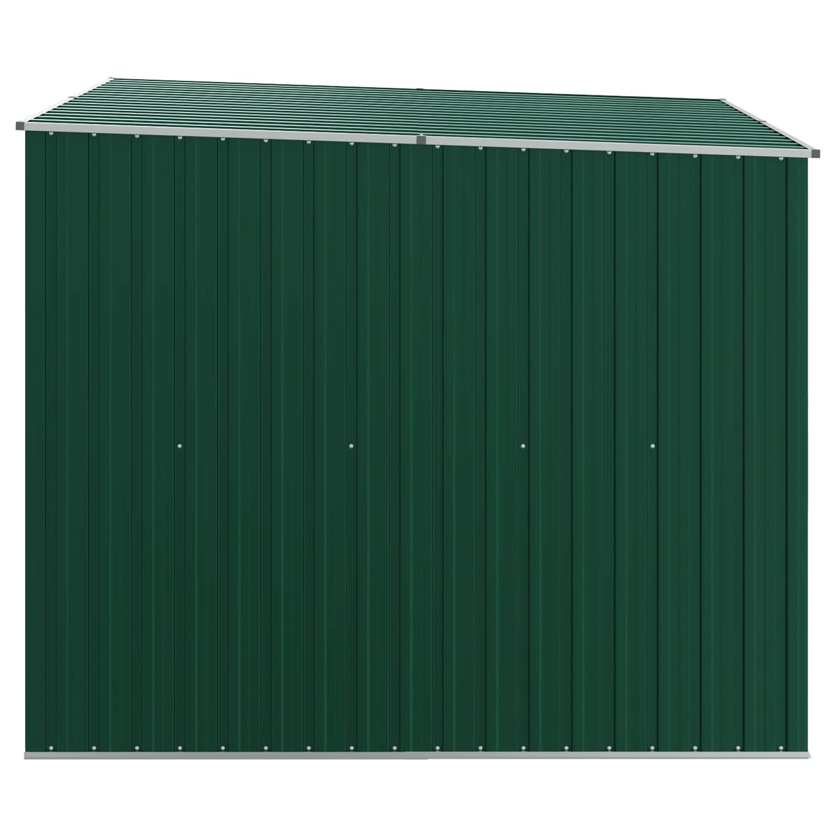 46253 vidaXL Garden Shed Green 195x198x159 cm Galvanised Steel