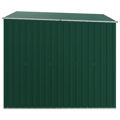 46253 vidaXL Garden Shed Green 195x198x159 cm Galvanised Steel