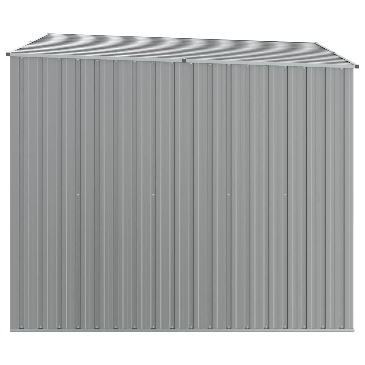 vidaXL Garden Shed Grey 195x198x159 cm Galvanised Steel