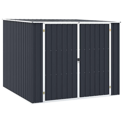 vidaXL Garden Shed Anthracite 195x198x159 cm Galvanised Steel