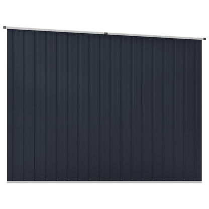vidaXL Garden Shed Anthracite 195x198x159 cm Galvanised Steel