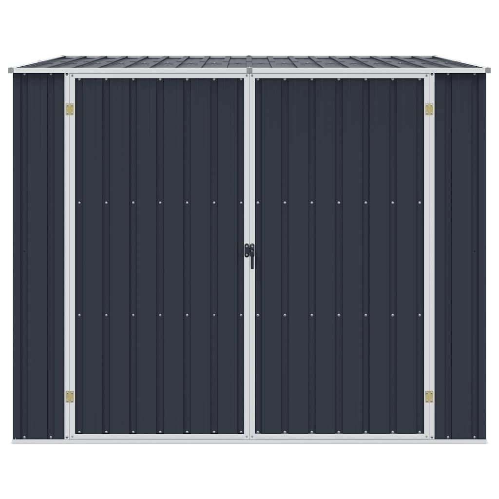 vidaXL Garden Shed Anthracite 195x198x159 cm Galvanised Steel