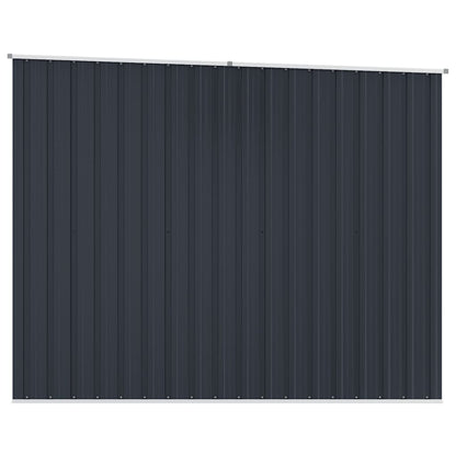 vidaXL Garden Shed Anthracite 195x198x159 cm Galvanised Steel