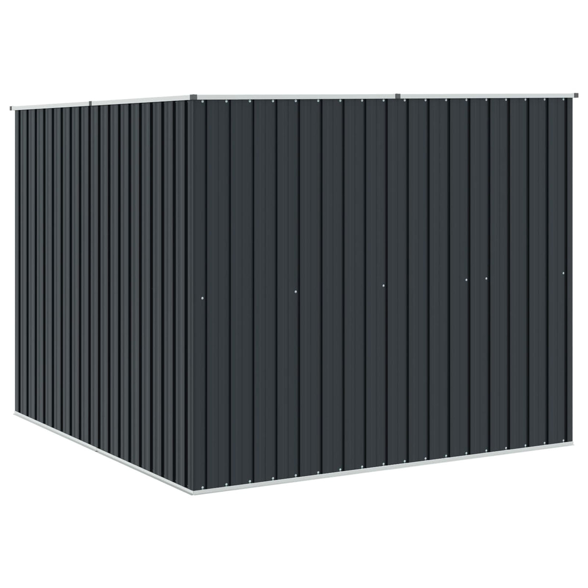 46255 vidaXL Garden Shed Anthracite 195x198x159 cm Galvanised Steel