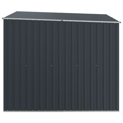 46255 vidaXL Garden Shed Anthracite 195x198x159 cm Galvanised Steel
