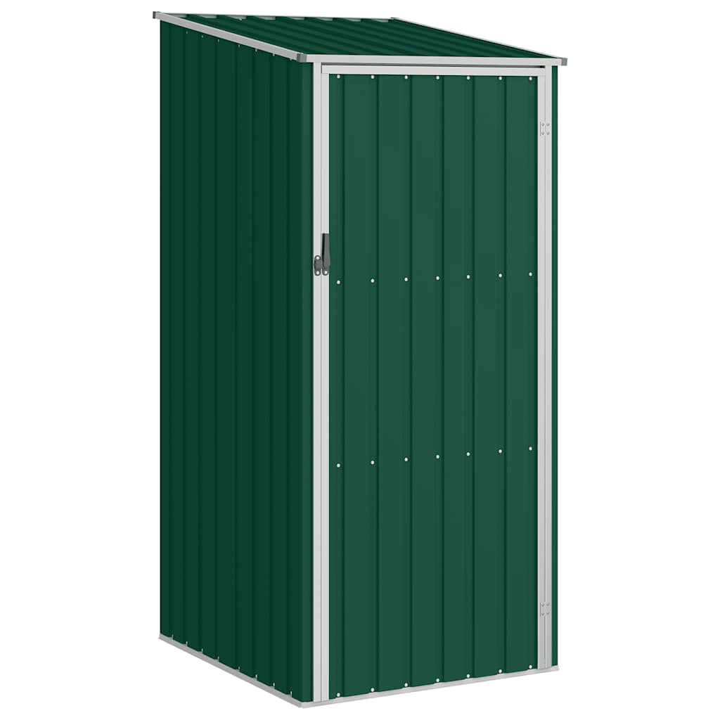 46289 vidaXL Garden Shed Green 87x98x159 cm Galvanised Steel